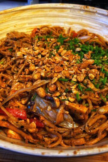 Chilli Oil Peanut Noodles