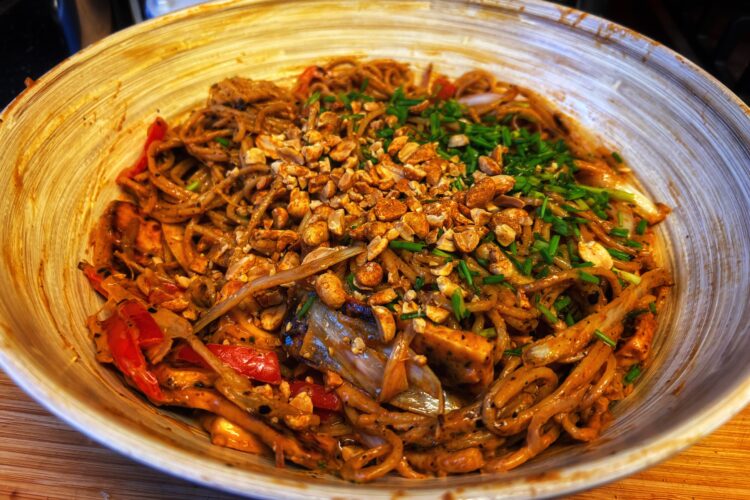 Chilli Oil Peanut Noodles