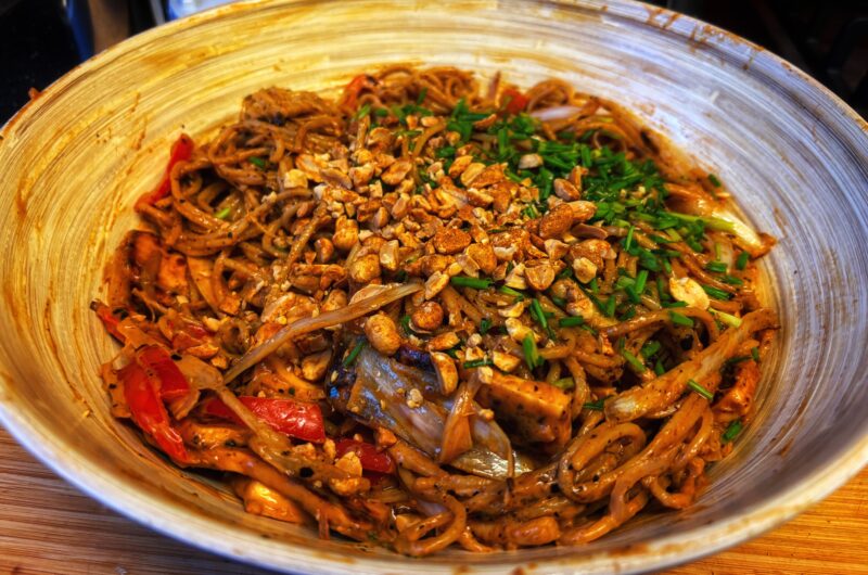 Chilli oil peanut Noodles | A 20-minute dinner delight